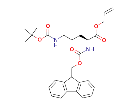 allyl 2-((((9H-fluoren-9-yl)methoxy)carbonyl)amino)-5-((tert-butoxycarbonyl)amino)pentanoate
