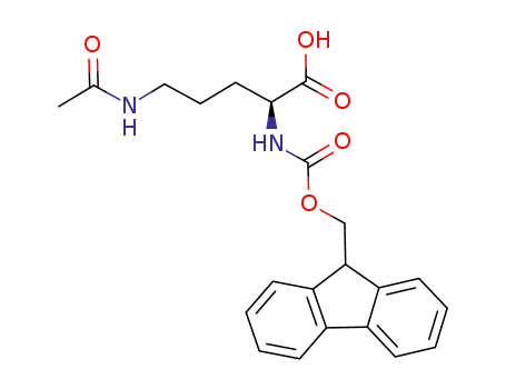 2-((((9H-fluoren-9-yl)methoxy)carbonyl)amino)-5-acetamidopentanoic acid