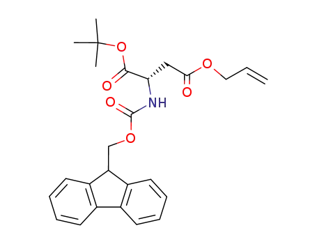 2-(9<i>H</i>-fluoren-9-ylmethoxycarbonylamino)-succinic acid 4-allyl ester 1-<i>tert</i>-butyl ester